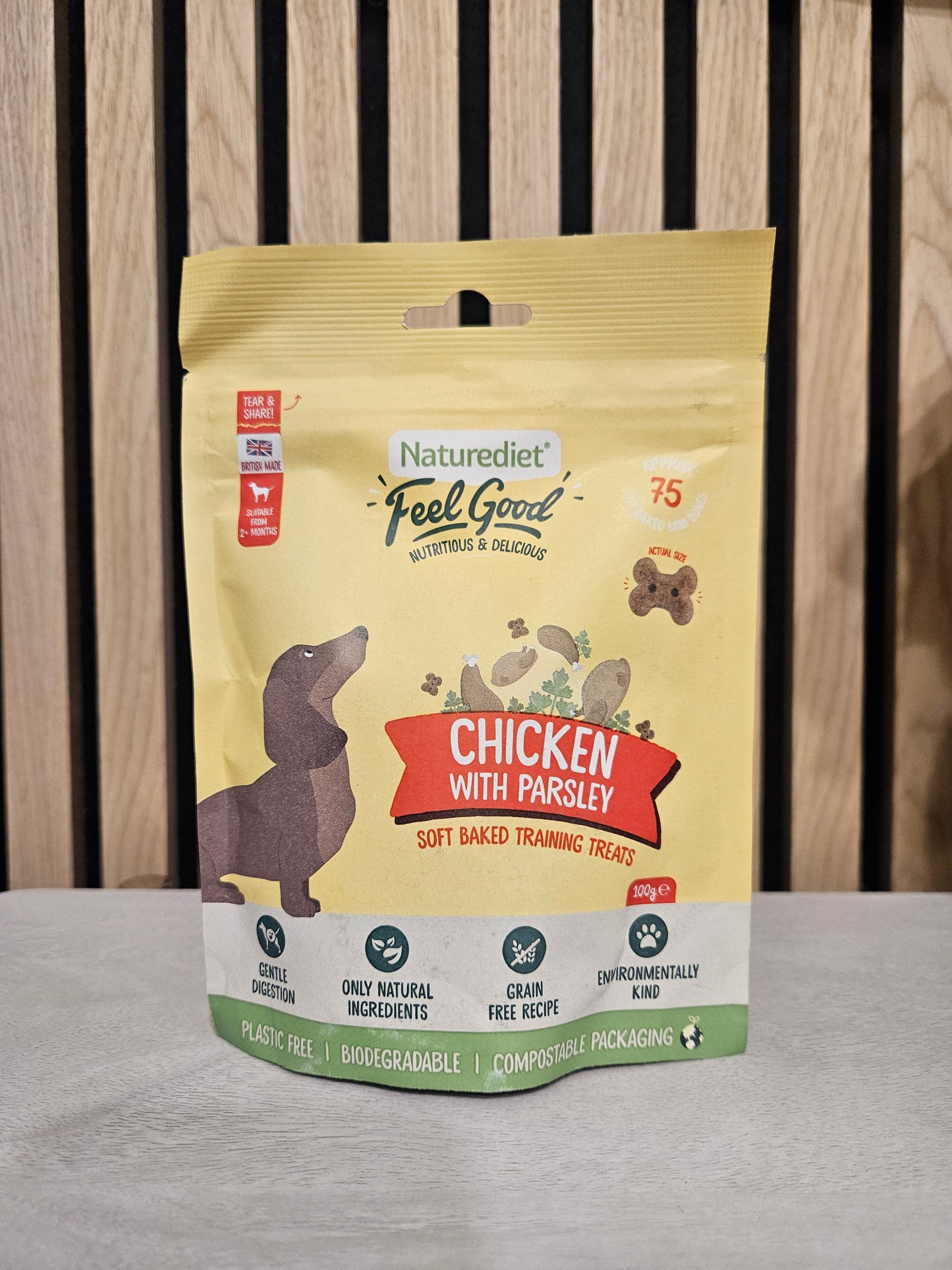 Naturediet Feel Good Chicken & Parsley Training Treats