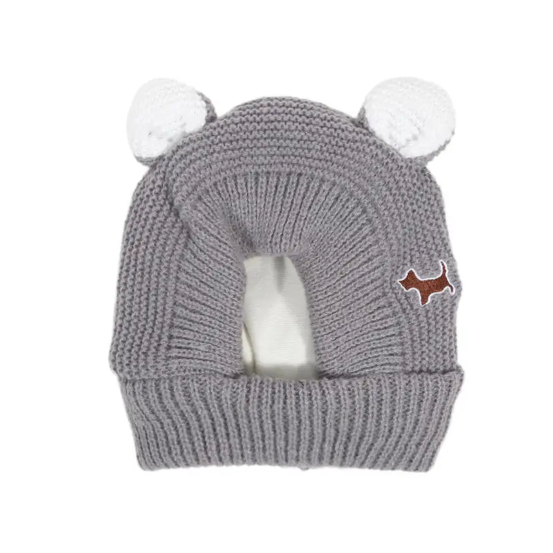 Cosy Dog Ear Protection Hat - Winter Knit Earmuffs & Anxiety Relief