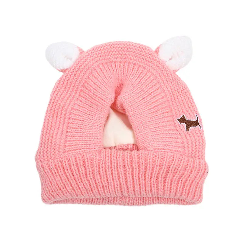 Cosy Dog Ear Protection Hat - Winter Knit Earmuffs & Anxiety Relief