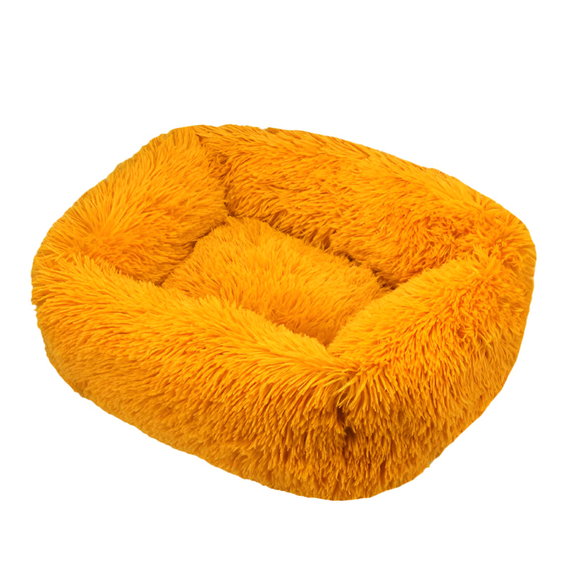 Luxurious Plush Bed - Machine Washable Pet Sofa for Dogs & Cats