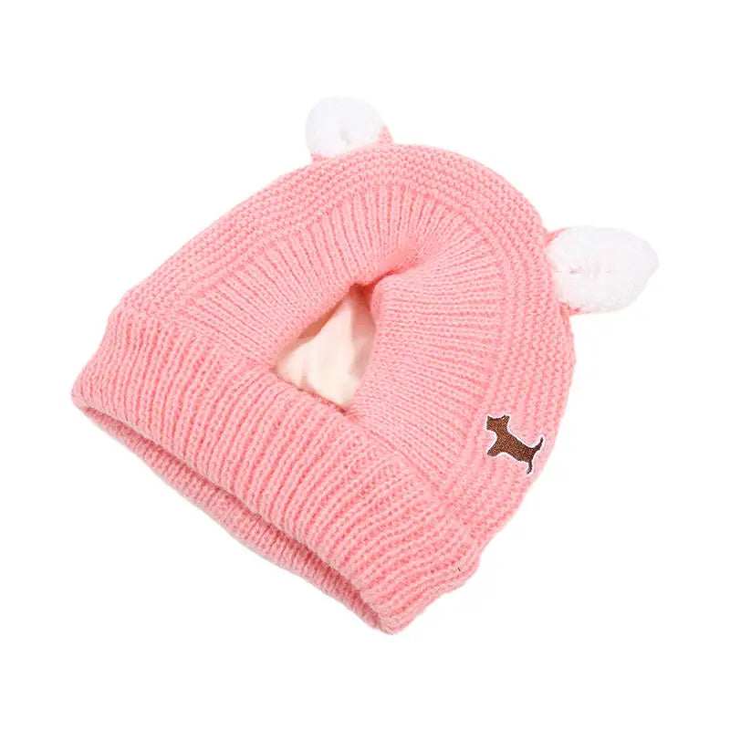 Cosy Dog Ear Protection Hat - Winter Knit Earmuffs & Anxiety Relief