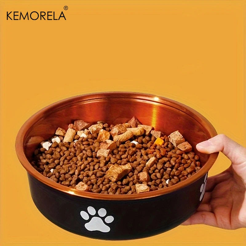 Anti-Slip Stainless Steel Pet Bowls: Comfort and Convenience for Dogs of All Sizes