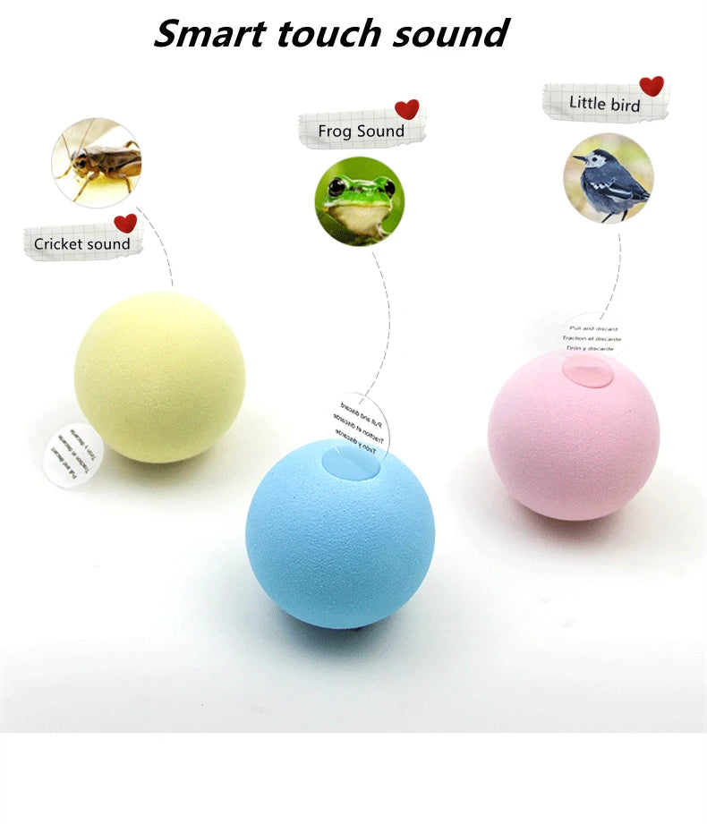 Interactive Sound Ball for Cats