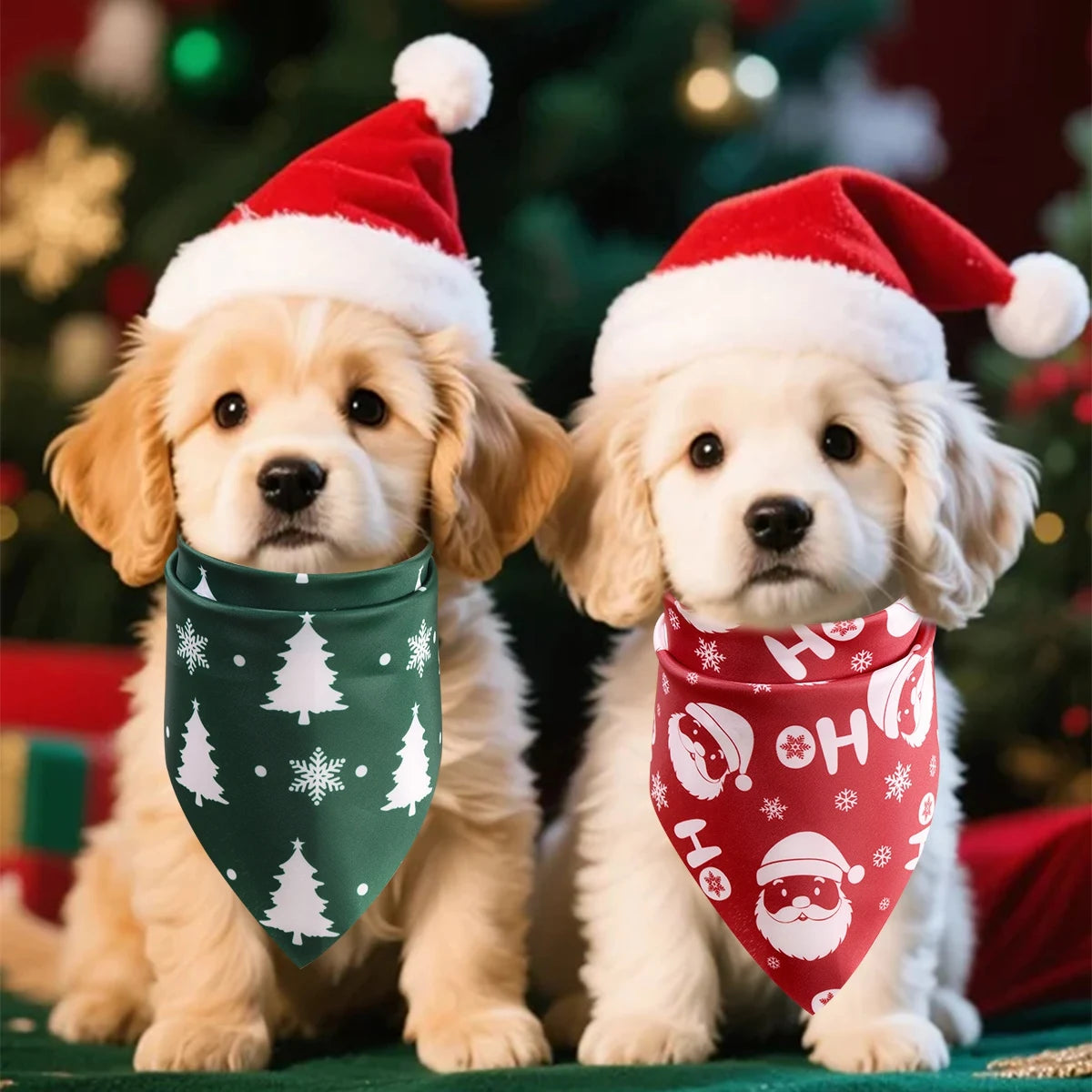 Festive Pet Bandana Collection