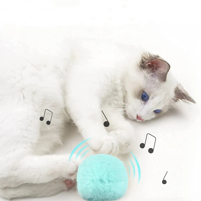 Interactive Sound Ball for Cats