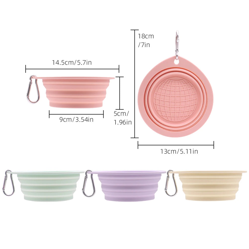 Portable Silicone Pet Bowl