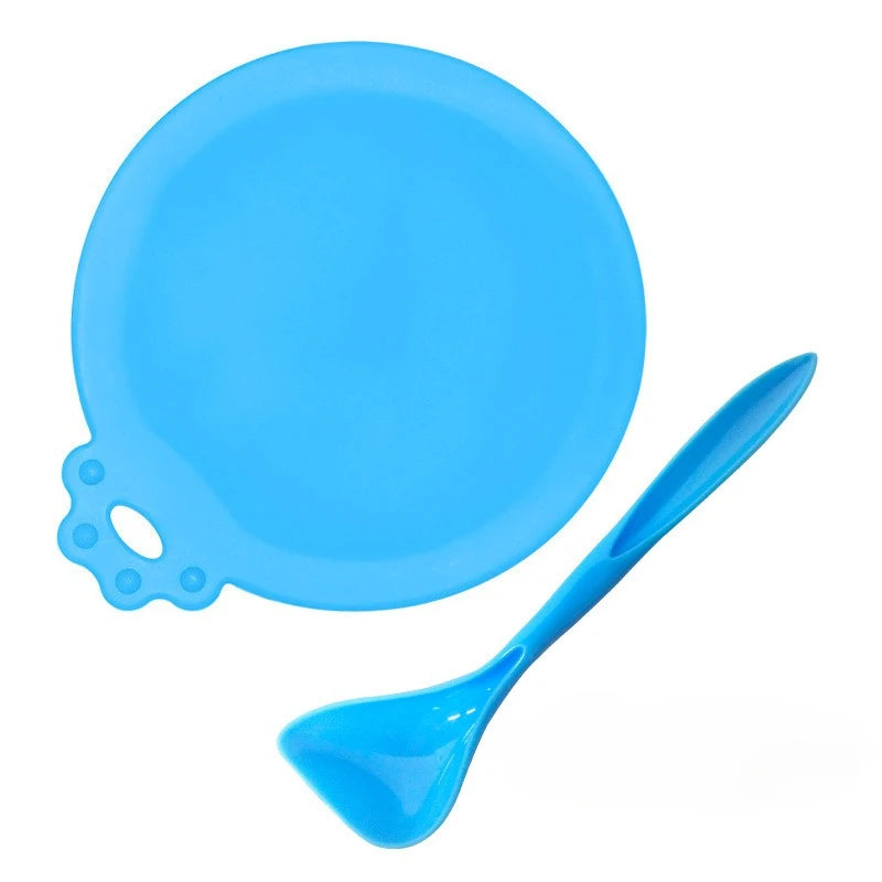 Universal Pet Food Can Covers & Spoon Set