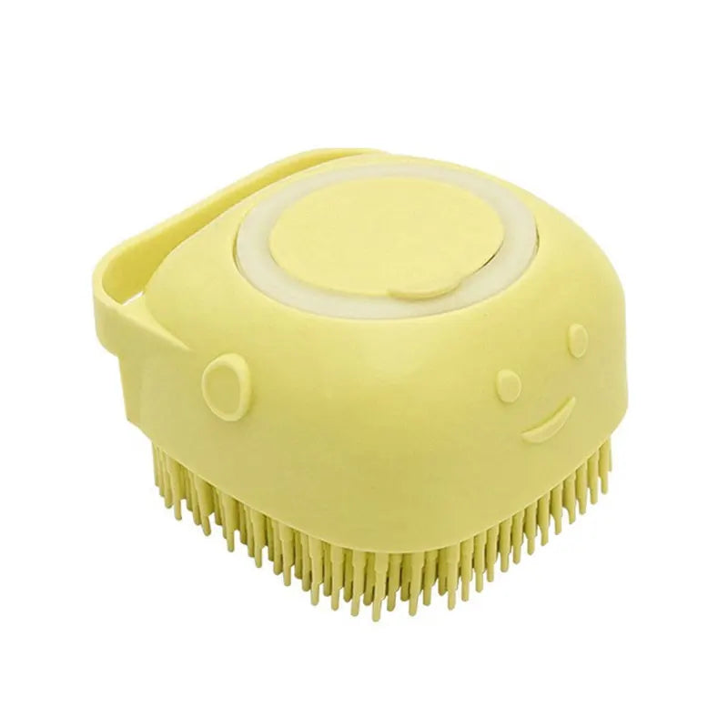 Gentle Silicone Pet Bath Brush