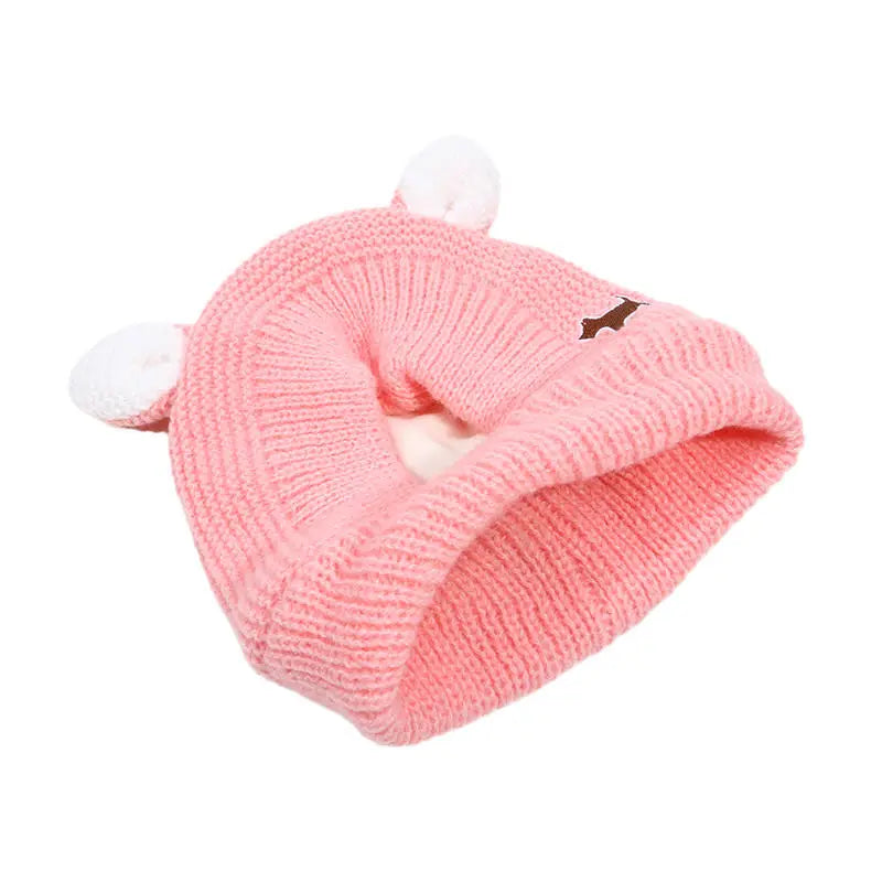 Cosy Dog Ear Protection Hat - Winter Knit Earmuffs & Anxiety Relief