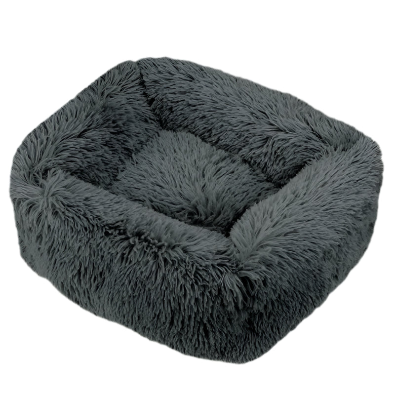 Luxurious Plush Bed - Machine Washable Pet Sofa for Dogs & Cats