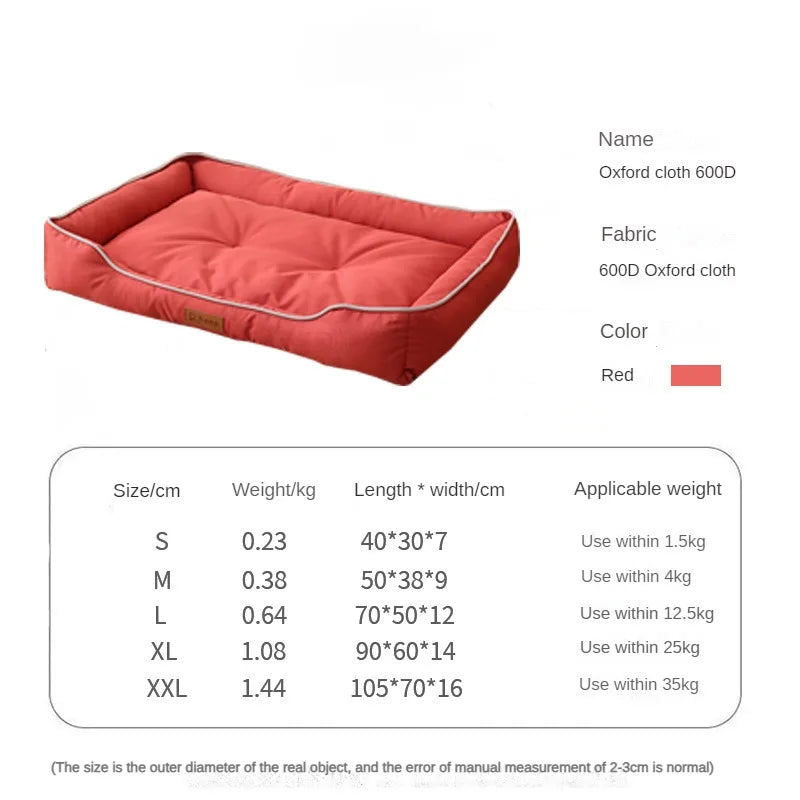 Stylish & Cosy Multi-Size Pet Bed