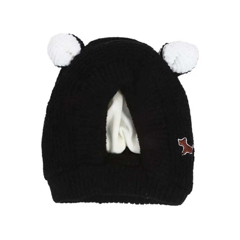 Cosy Dog Ear Protection Hat - Winter Knit Earmuffs & Anxiety Relief
