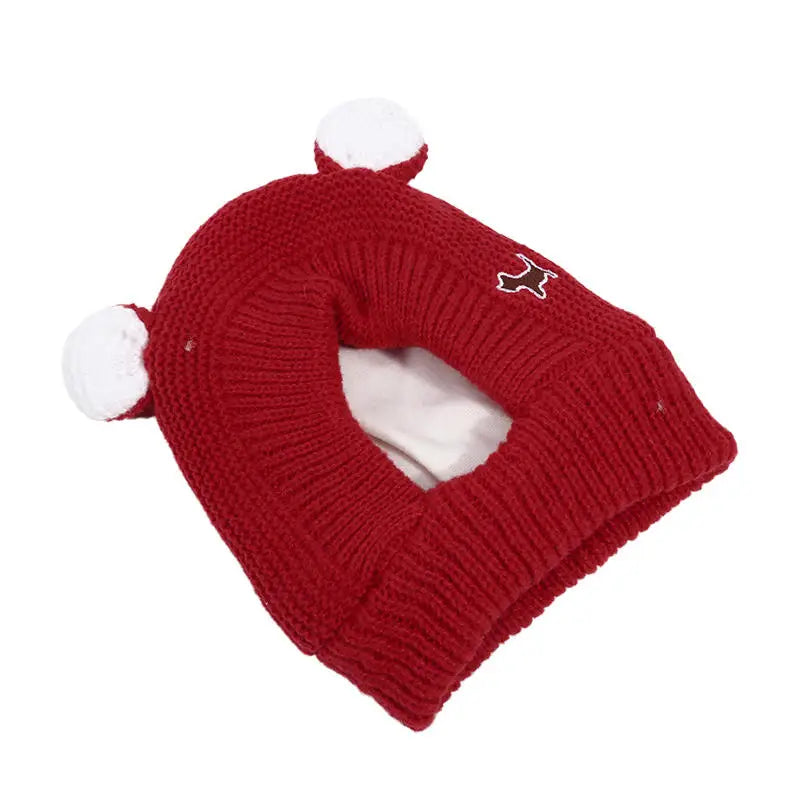 Cosy Dog Ear Protection Hat - Winter Knit Earmuffs & Anxiety Relief