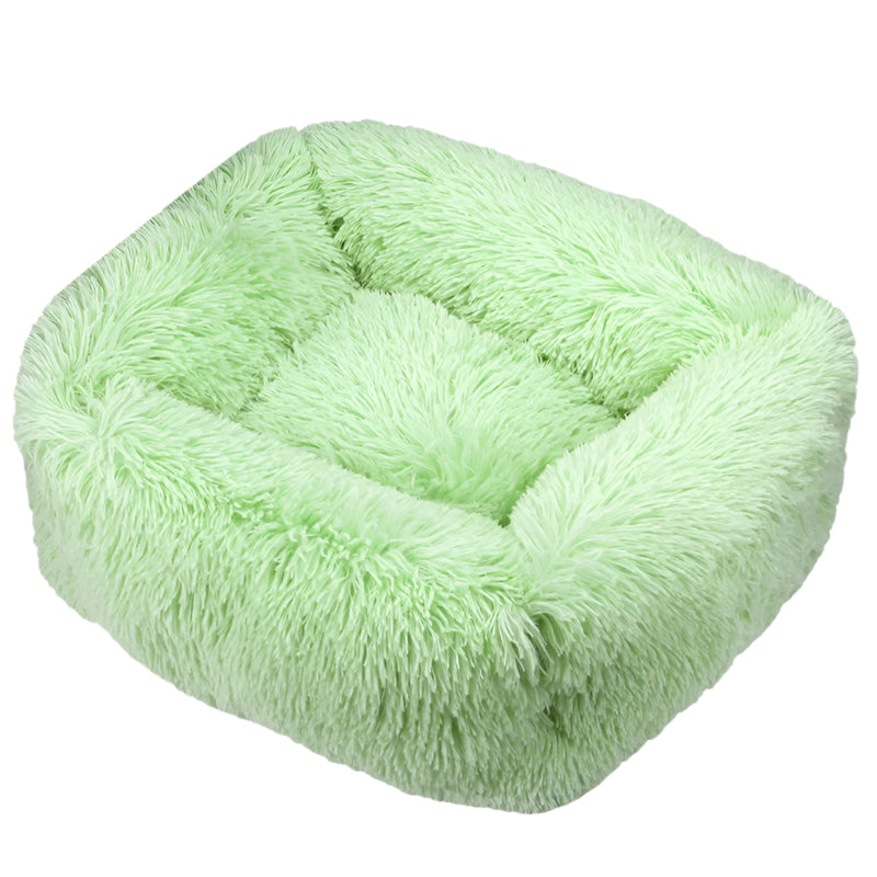 Luxurious Plush Bed - Machine Washable Pet Sofa for Dogs & Cats