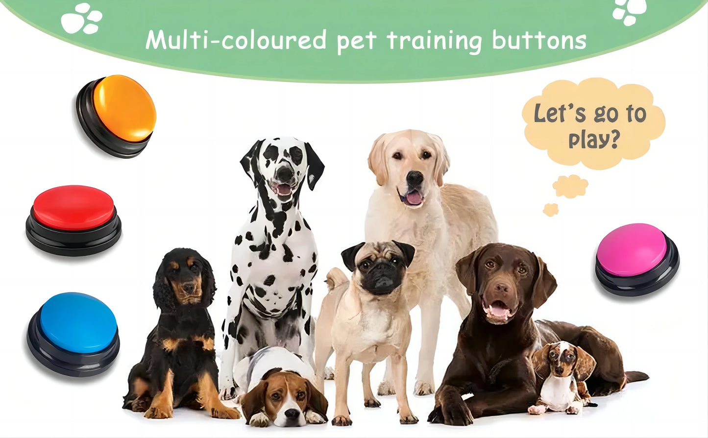 Interactive Voice Recording Pet Button: Perfect for Training & Communication