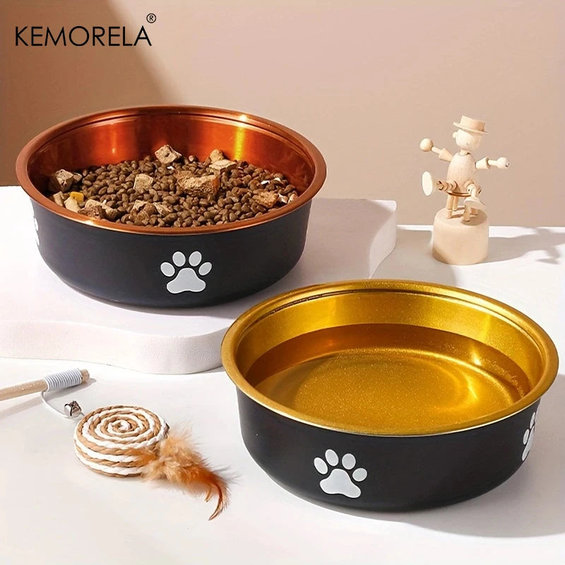 Anti-Slip Stainless Steel Pet Bowls: Comfort and Convenience for Dogs of All Sizes