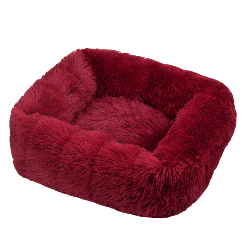 Luxurious Plush Bed - Machine Washable Pet Sofa for Dogs & Cats