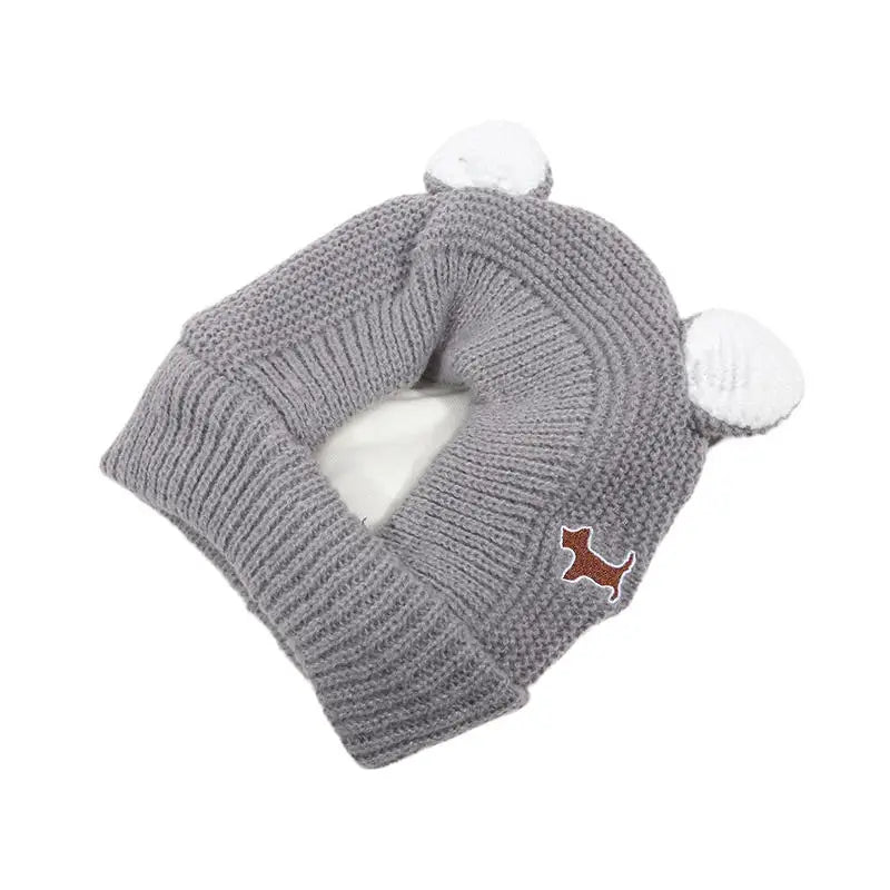 Cosy Dog Ear Protection Hat - Winter Knit Earmuffs & Anxiety Relief