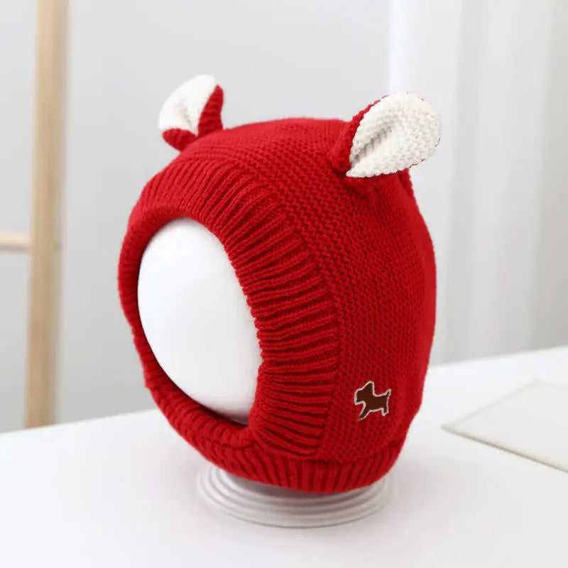 Cosy Dog Ear Protection Hat - Winter Knit Earmuffs & Anxiety Relief