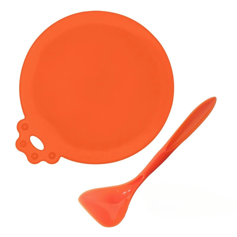 Universal Pet Food Can Covers & Spoon Set