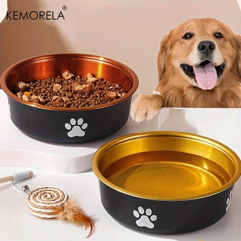 Anti-Slip Stainless Steel Pet Bowls: Comfort and Convenience for Dogs of All Sizes