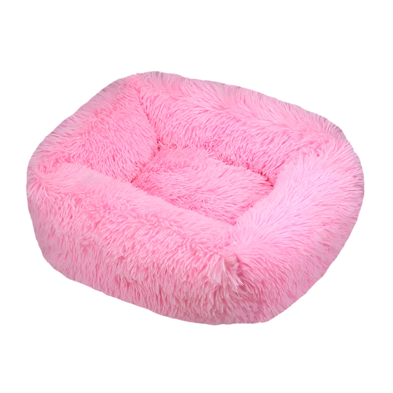 Luxurious Plush Bed - Machine Washable Pet Sofa for Dogs & Cats