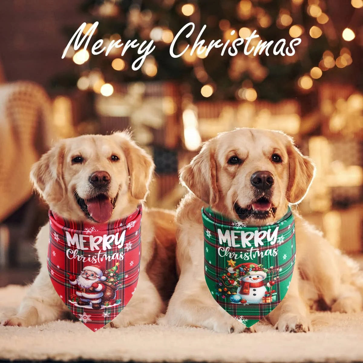 Festive Pet Bandana Collection