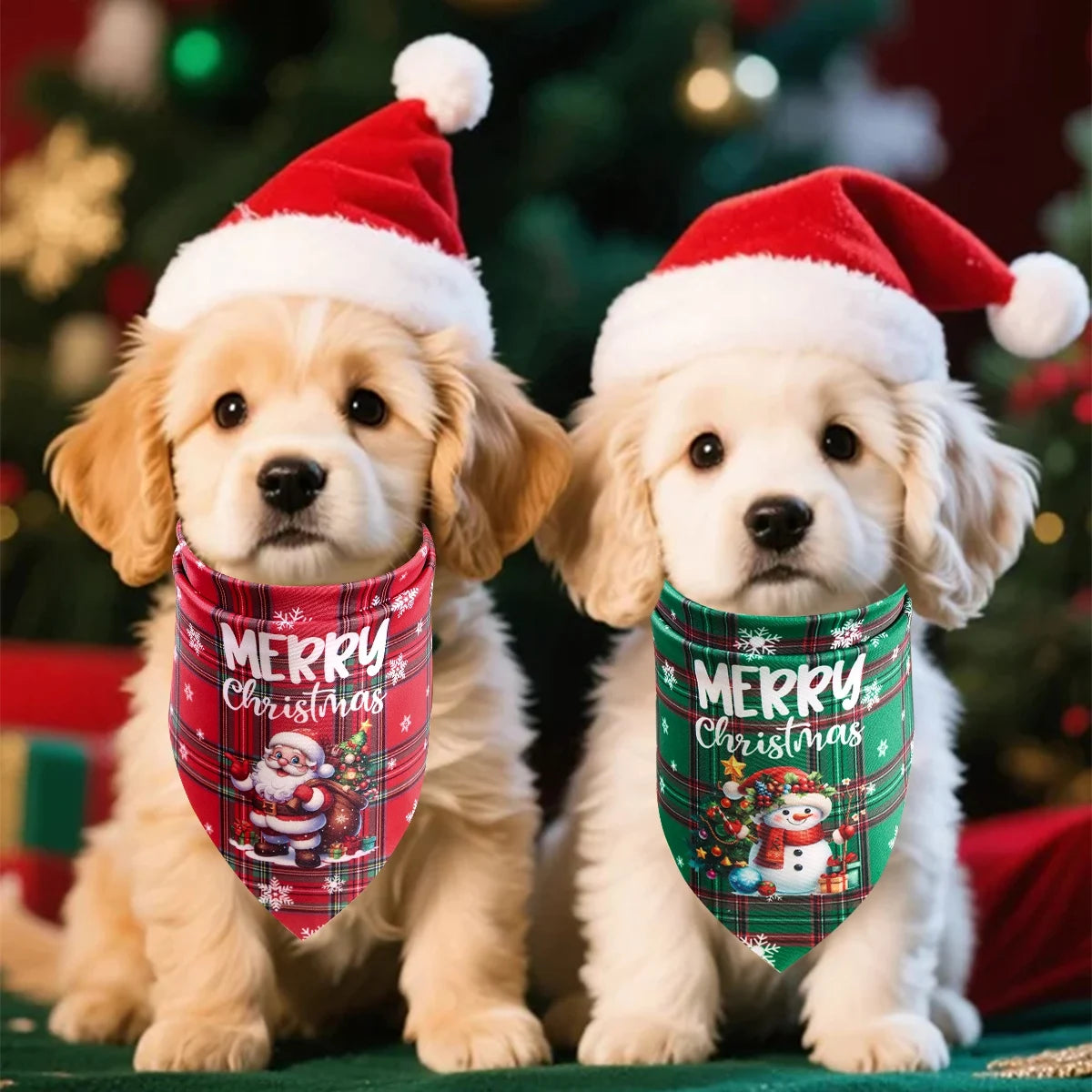 Festive Pet Bandana Collection