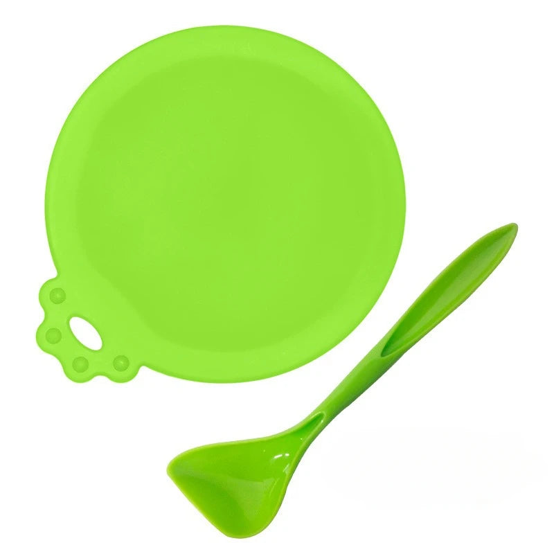 Universal Pet Food Can Covers & Spoon Set