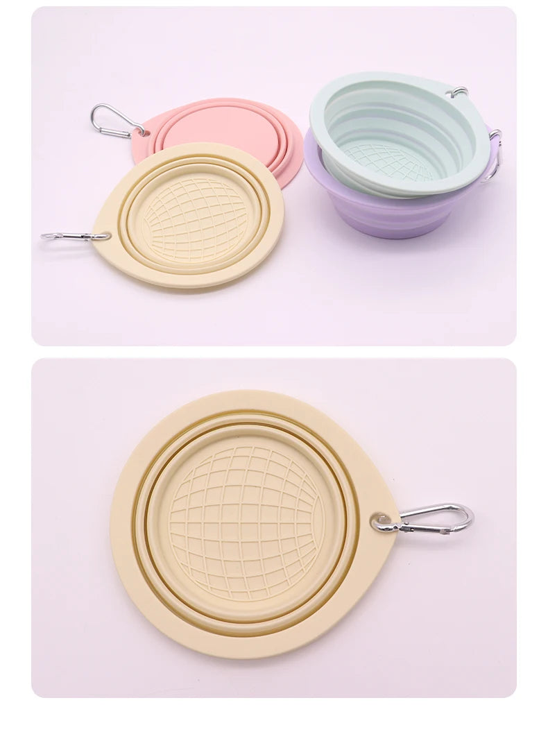 Portable Silicone Pet Bowl