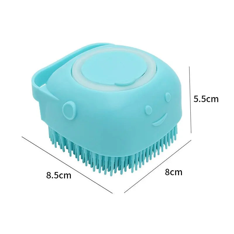 Gentle Silicone Pet Bath Brush