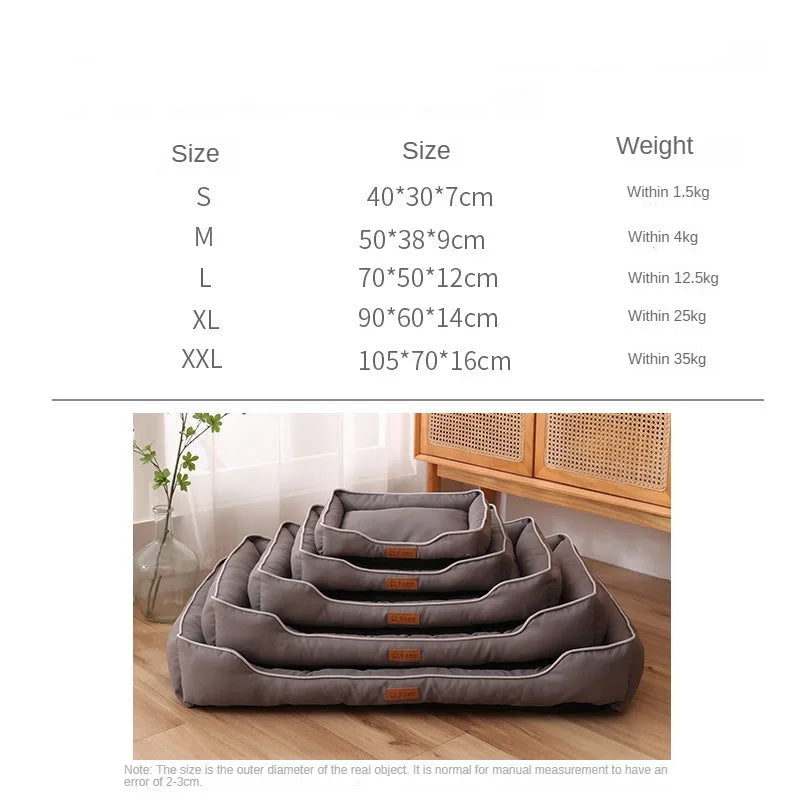 Stylish & Cosy Multi-Size Pet Bed