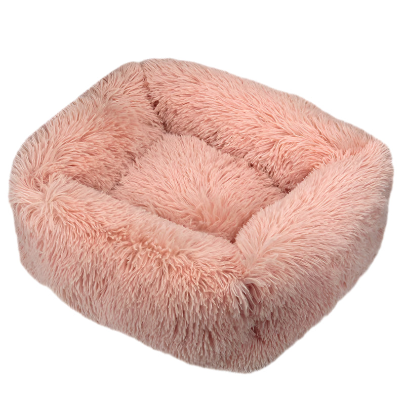 Luxurious Plush Bed - Machine Washable Pet Sofa for Dogs & Cats