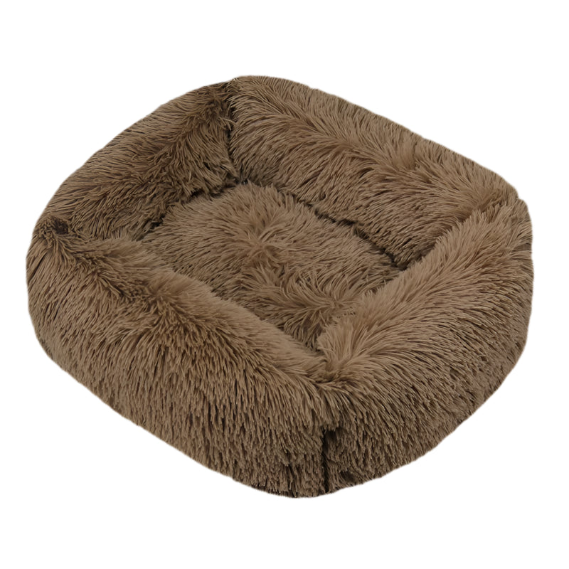 Luxurious Plush Bed - Machine Washable Pet Sofa for Dogs & Cats