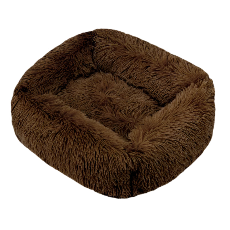 Luxurious Plush Bed - Machine Washable Pet Sofa for Dogs & Cats