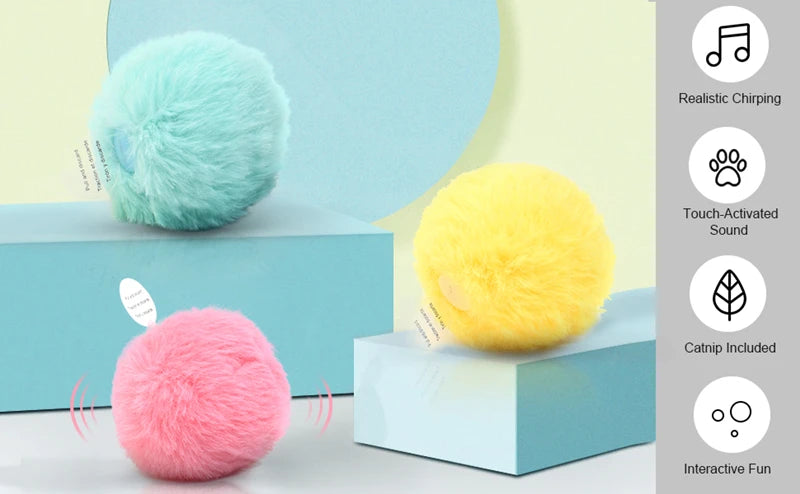 Interactive Sound Ball for Cats