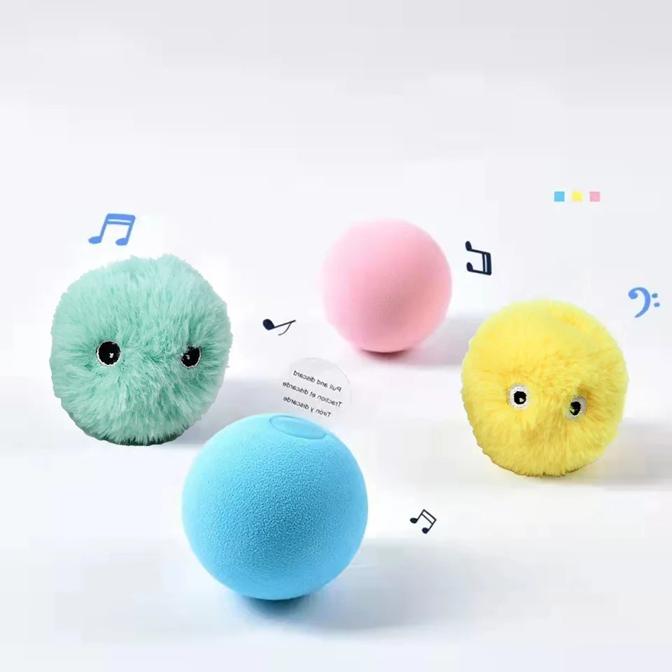 Interactive Sound Ball for Cats