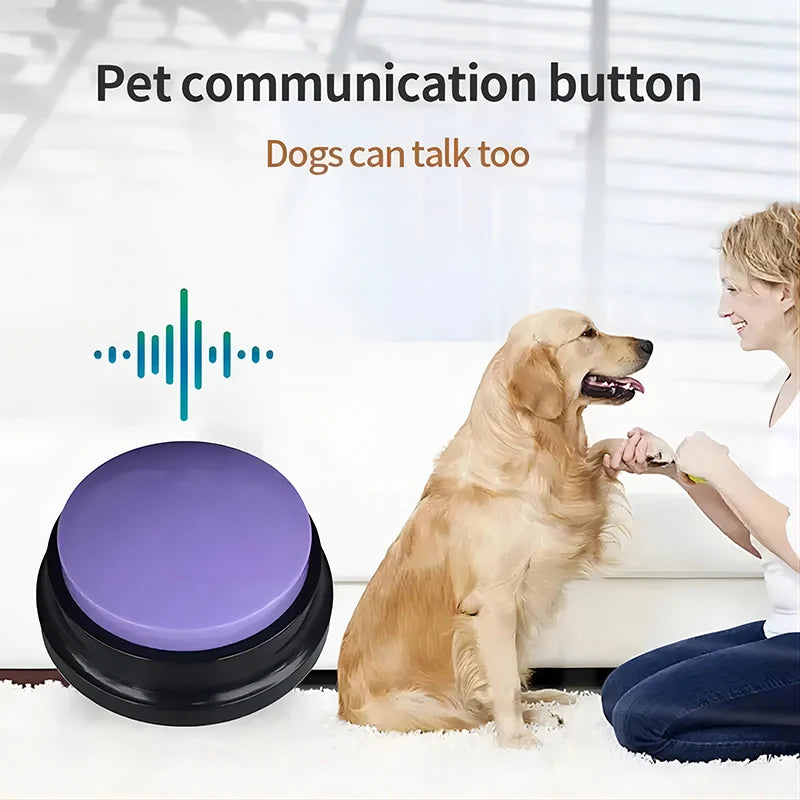 Interactive Voice Recording Pet Button: Perfect for Training & Communication