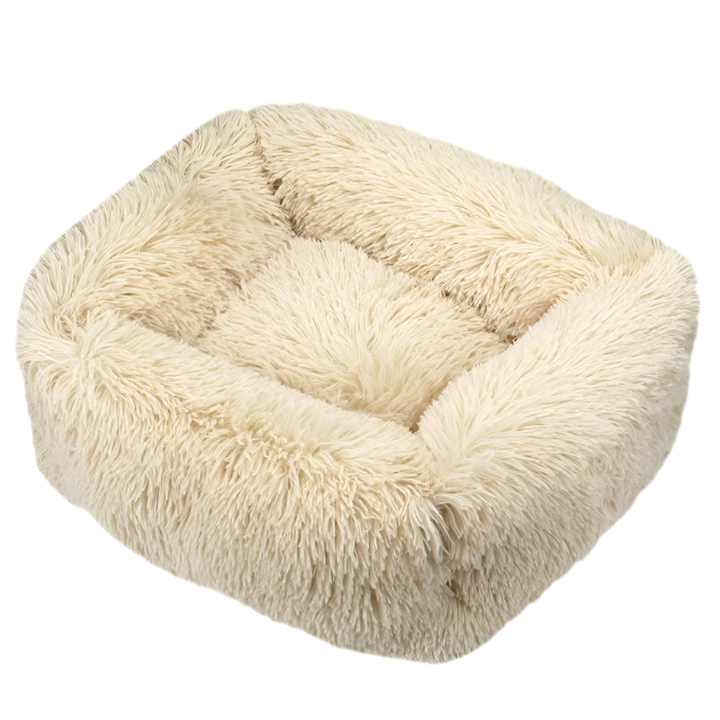 Luxurious Plush Bed - Machine Washable Pet Sofa for Dogs & Cats