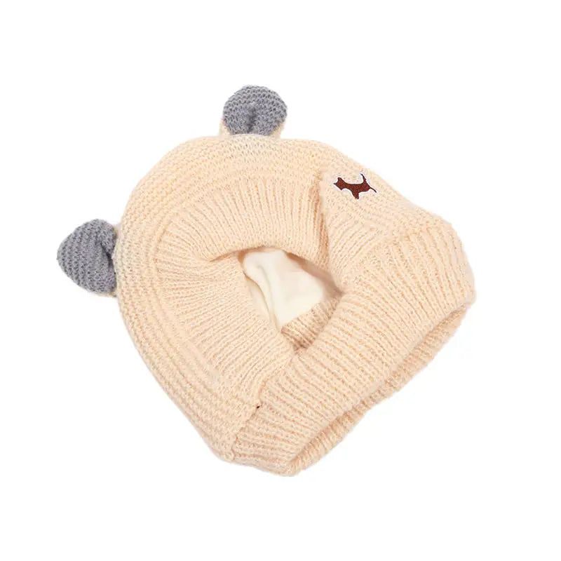 Cosy Dog Ear Protection Hat - Winter Knit Earmuffs & Anxiety Relief