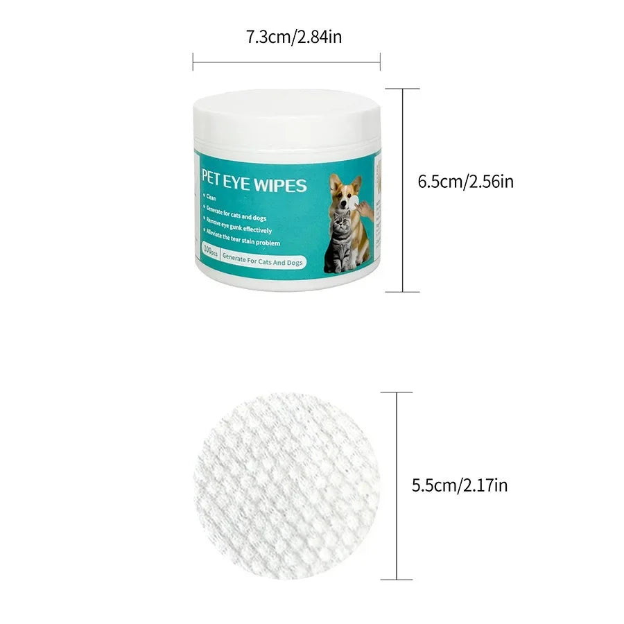 Pet Eye Cleaning Wipes