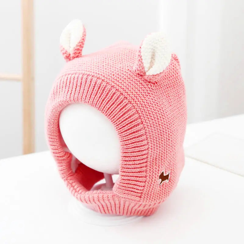 Cosy Dog Ear Protection Hat - Winter Knit Earmuffs & Anxiety Relief