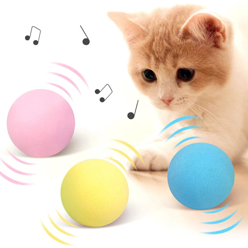 Interactive Sound Ball for Cats