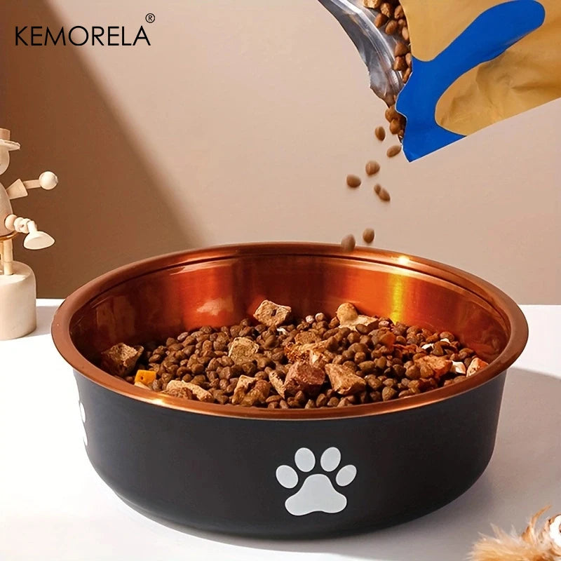 Anti-Slip Stainless Steel Pet Bowls: Comfort and Convenience for Dogs of All Sizes