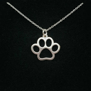 Paw Print Pendant Necklace
