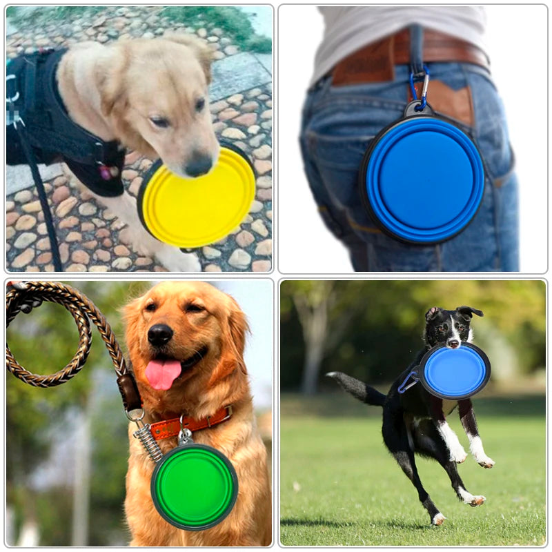 Collapsible Silicone Pet Bowl - 1000ml