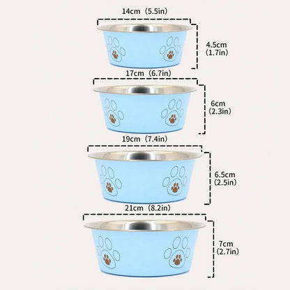 Paw Print Bowls