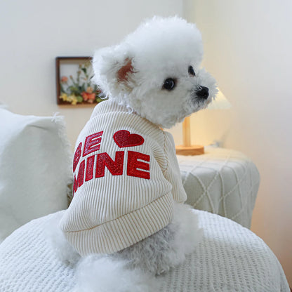 “Be Mine” Heart Pet Jumper