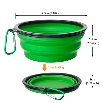 Collapsible Silicone Pet Bowl - 1000ml