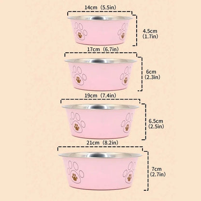 Paw Print Bowls